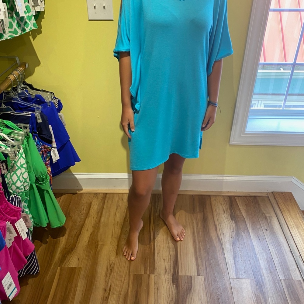 NWT Dotti blue cover up
